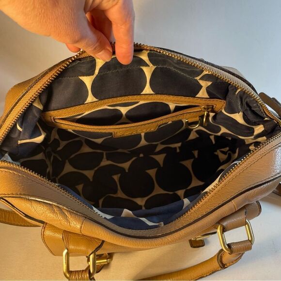 Boden Tan Leather Crossbody shoulder Bag - Picture 10 of 15